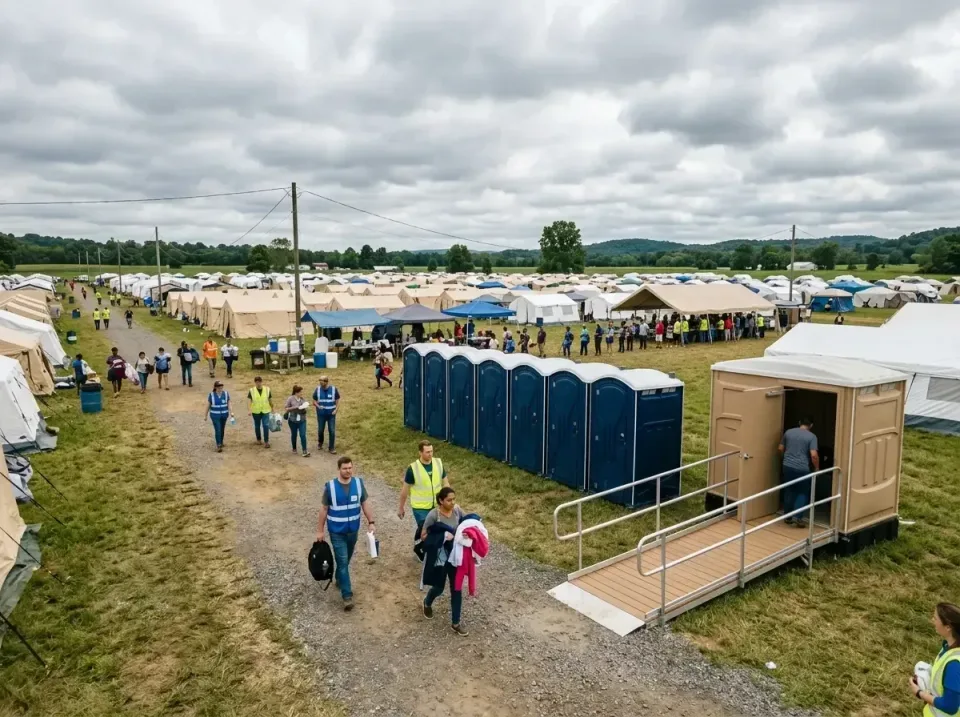disaster-relief-camp-restrooms-010 — frequently asked questions, Dumpster & Portable Bathrooms Rental in Carmel Valley Villa…